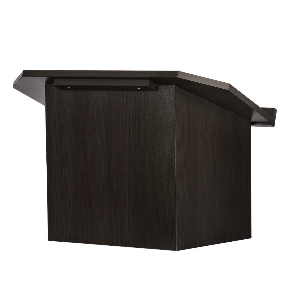 Alpine AdirOffice Foldable Tabletop Podium Lectern, 19inH x 27inW x 16inD, Black MPN:ADI661-05-BLK
