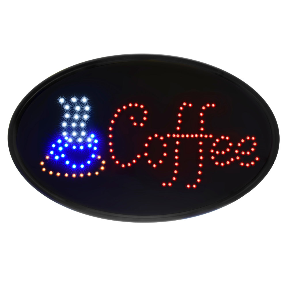 Alpine LED Sign, 14in x 23in x 1in, Coffee, 12W MPN:ALP497-05