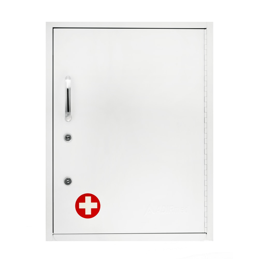 Alpine AdirMed Medicine Cabinet With Pull-Out Shelf & Document Pocket, 21inH x 16inW x 6inD, White MPN:ADI999-06-WHI