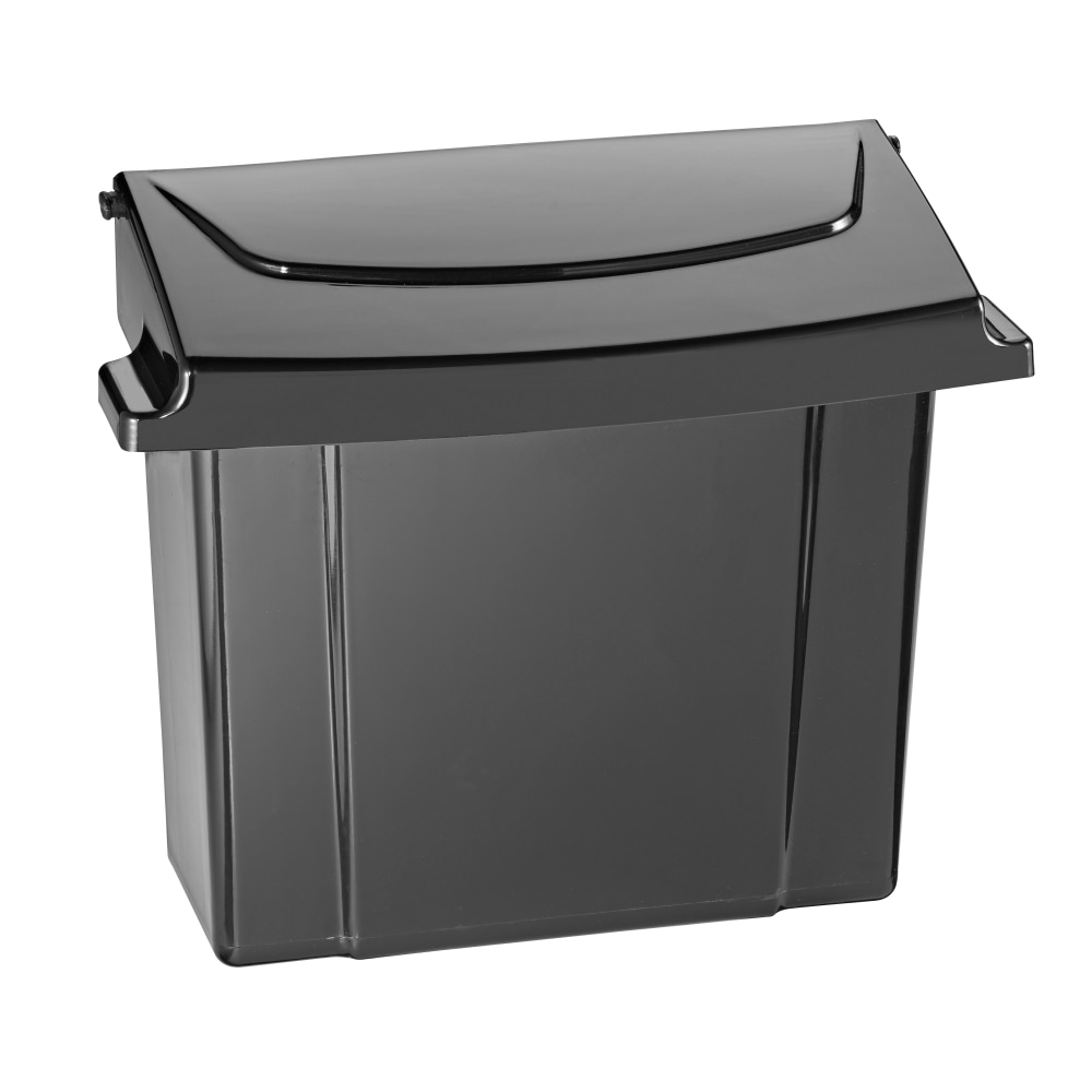 Alpine Industries Plastic Sanitary Napkin Receptacle, Black MPN:451-BLA