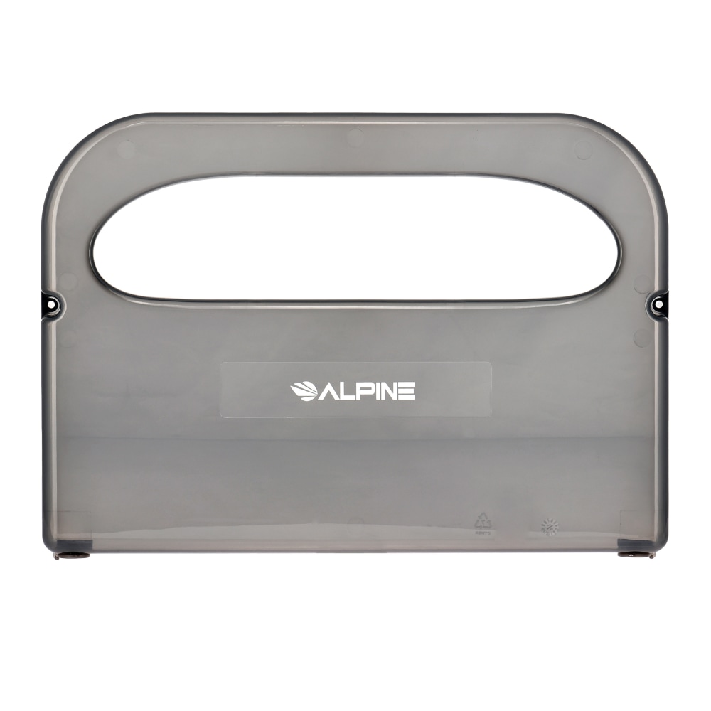 Alpine Toilet Seat Cover Dispensers, 8-1/4inH x 3-3/8inW x 2-3/8inD, Black, Pack Of 4 Dispensers MPN:ALP453-4PK