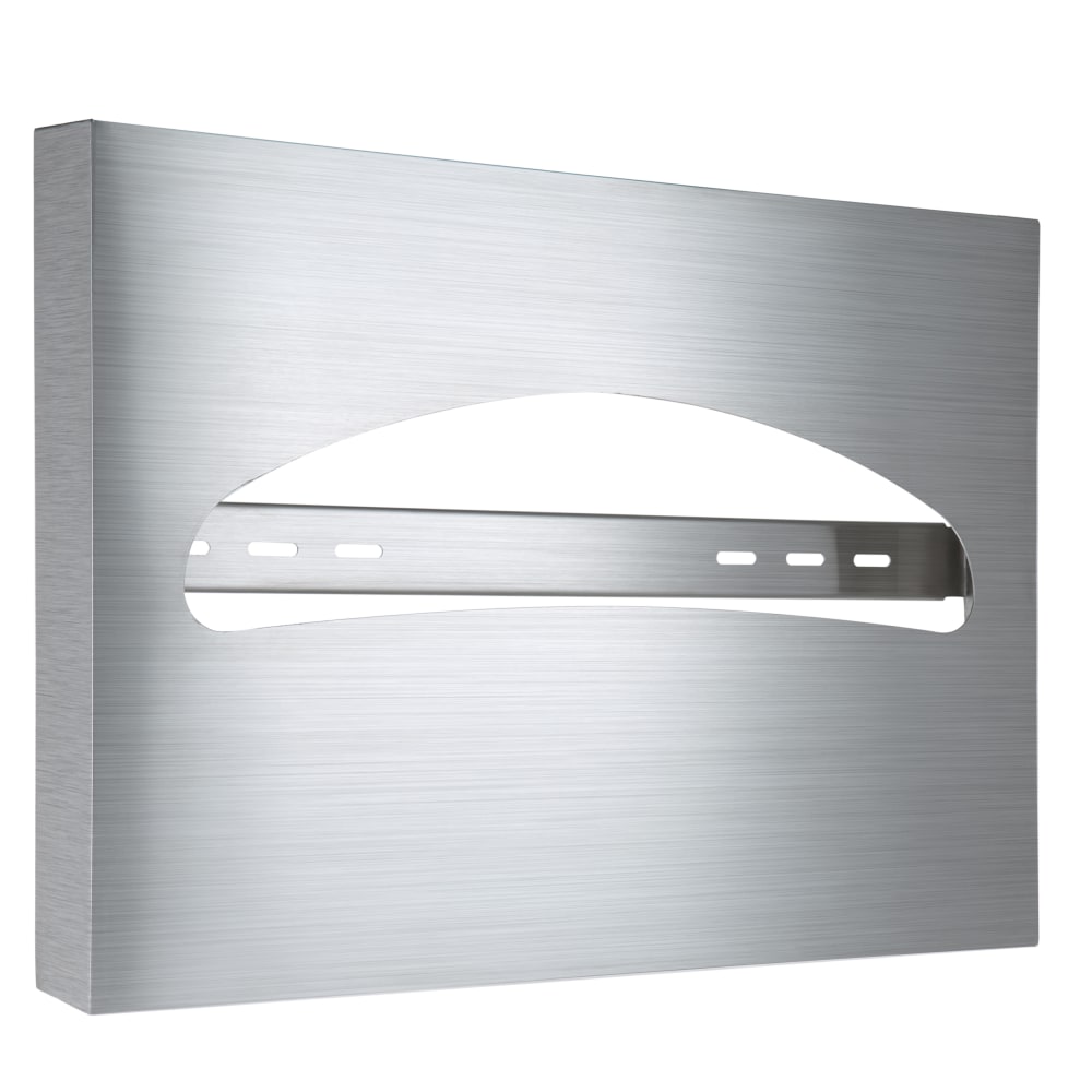 Alpine Stainless Steel Half-Fold Toilet Seat Cover Dispenser, Brushed Stainless MPN:ALP483-KIT