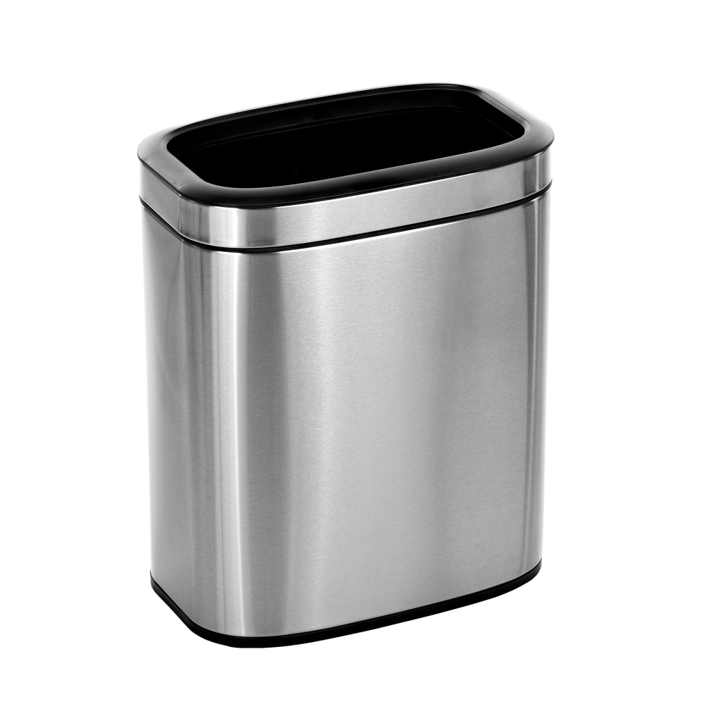 Alpine Stainless Steel Rectangular Liner Open Top Trash Can, 5.3 Gallon, Stainless MPN:ALP470-20L-KIT
