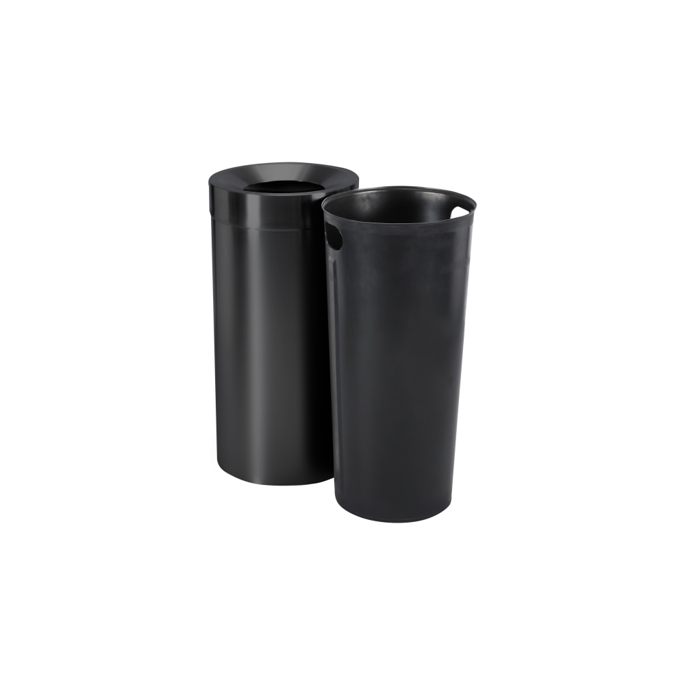 Alpine Industries Stainless Steel, Indoor Trash Can, 27 gallons, Black, 2/Pack (475-27L-BLK) MPN:ALP475-27L-BLK