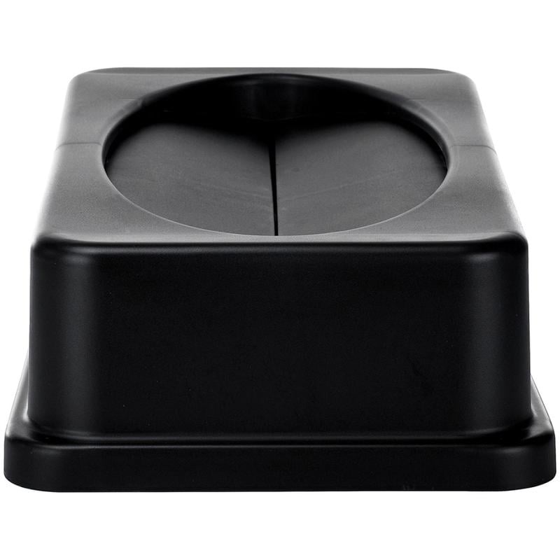 Alpine Slim Swinging Trash Can Lid, 5inH x 20inW x 12inD, Black MPN:ALP478-2-BLK