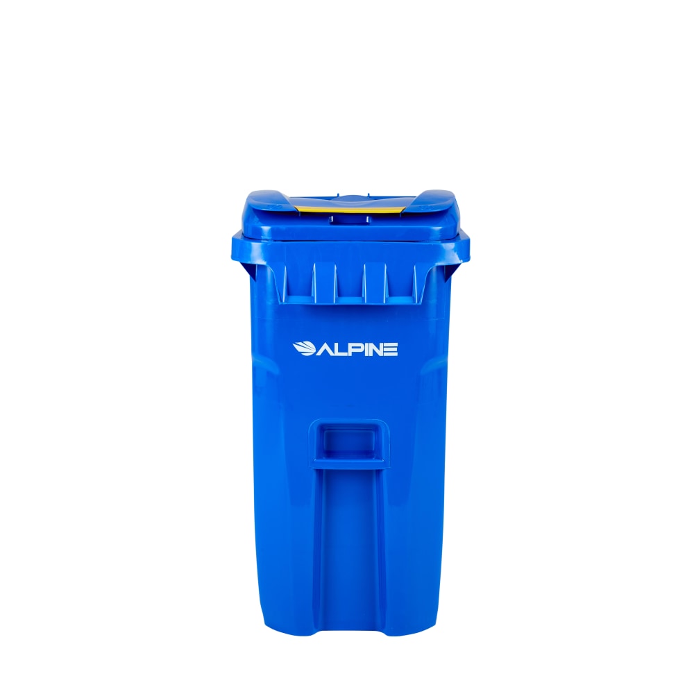 Alpine Industries Plastic, Outdoor Trash Can, 64 Gallons, Blue (500-64-BLU) MPN:ALP500-64-BLU