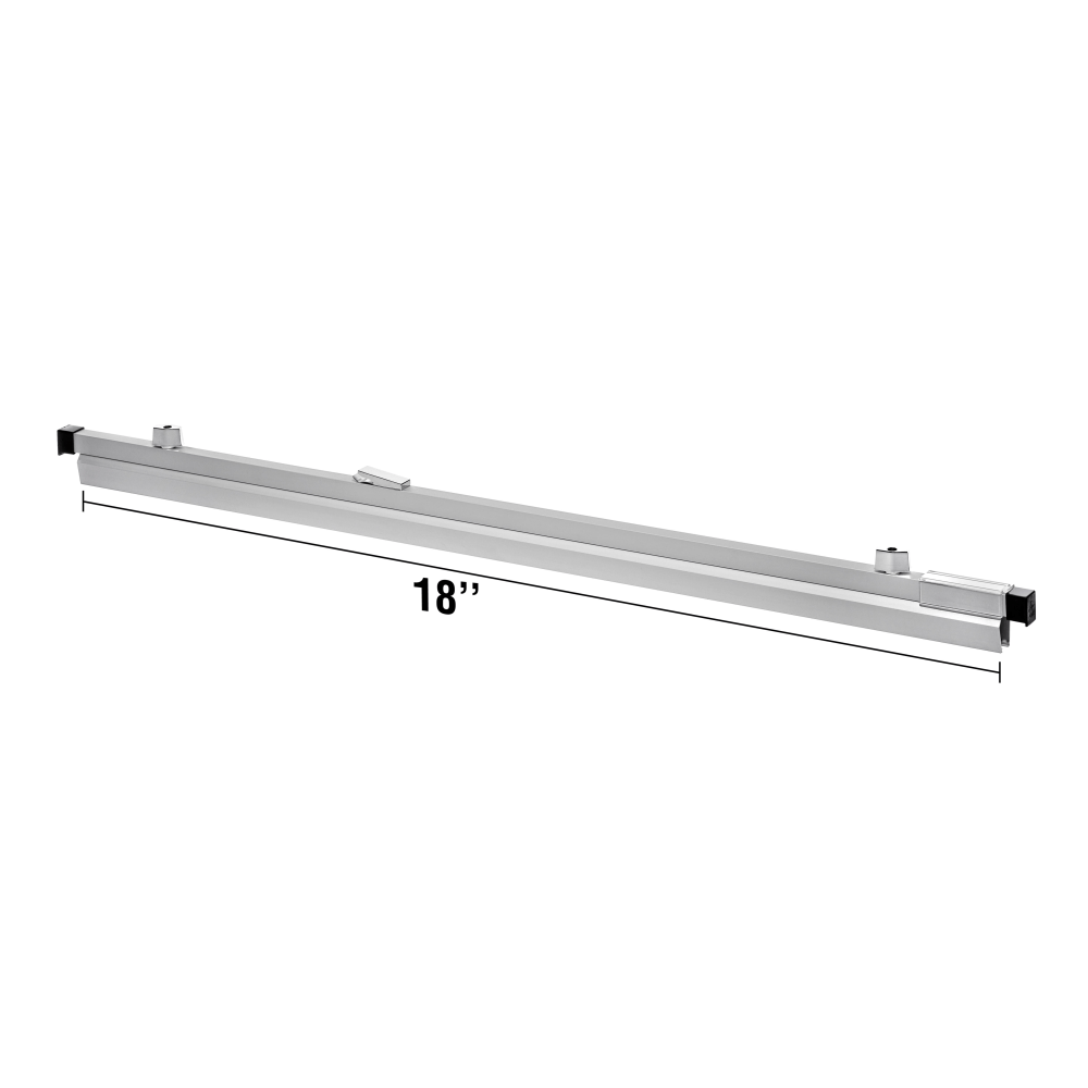 Alpine Aluminum AdirOffice 18in Hanging Clamps, 2-9/16in x 19-15/16in, Silver, Pack Of 6 Clamps MPN:ADI6016