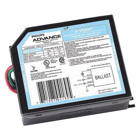 ElectrHIDBallast, Advance, 50W, Pulse, 1PK MPN:IMH50GLFM