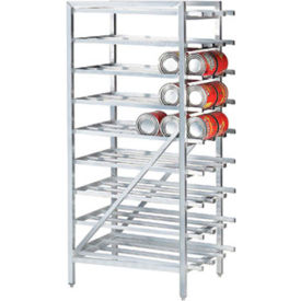 Advance Tabco CR10-162-X Aluminum Full Size Can Rack162 (#10 Cans) 216 (#5 Cans) CR10-162-X