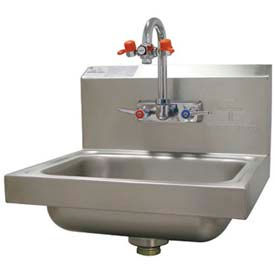 Advance Tabco® Hand Sink With Eye Wash Faucet 17-1/4