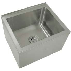 Advance Tabco® Floor Mounted Mop Sink 20L x 16W x 12D Bowl 9-OP-40