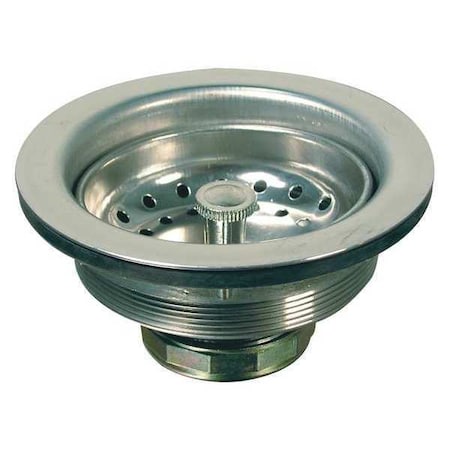 Sink Drain, Chrome, 3 in H, 4 1/2 in Dia MPN:K-6