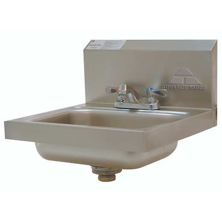 Hand Sink, Wall, 17-1/4 In. L, 17-1/4 In. W MPN:7-PS-20