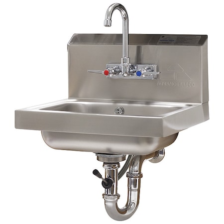 Hand Sink, Wall, 17-1/4 In. L, 15-1/4 In. W MPN:7-PS-50