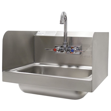Hand Sink, Wall, 17-1/4 In. L, 15-1/4 In. W MPN:7-PS-66
