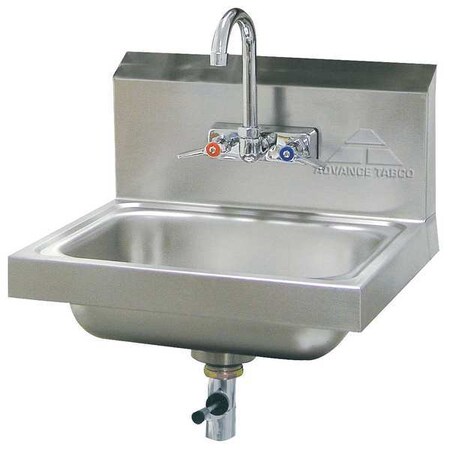 Stainless Steel Bathroom Sink, With Faucet, Bowl Size 10