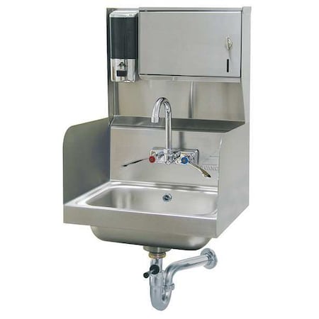Hand Sink, Wall, 17-1/4 In. L, 15-1/4 In. W MPN:7-PS-87