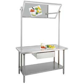 Advance Tabco 304 Stainless Steel Demo Table 60 x 36