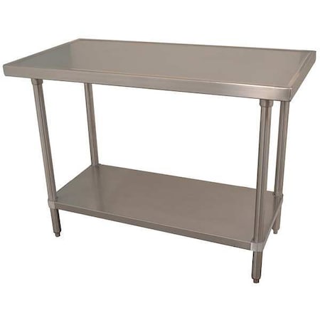 Flat Top With Under shelf, Stainless Steel, 30