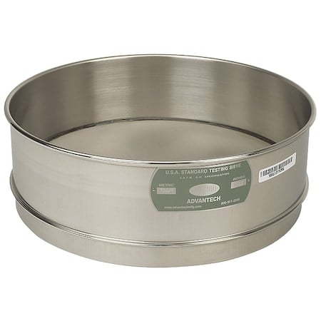 Sieve, No 140, S/S, 12 In, Full Ht MPN:140SS12F