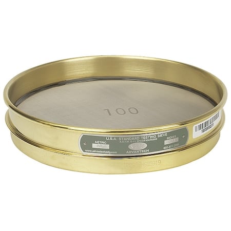 Sieve, No 200, B/S, 8 In, Half Ht MPN:200BS8H