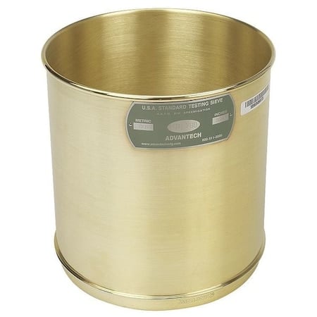 Sieve, No 200, B/S, 8 In, Wash 8