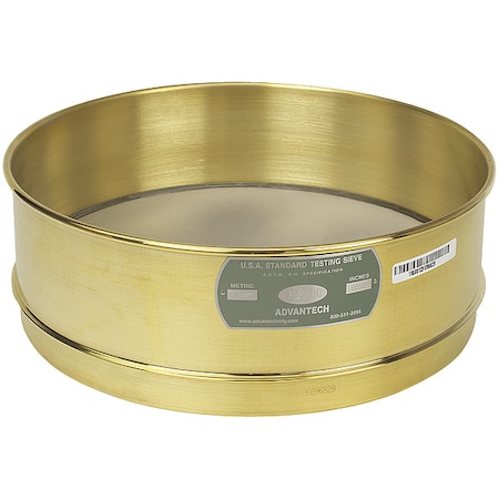 Sieve, No 230, B/S, 12 In, Full Ht MPN:230BS12F