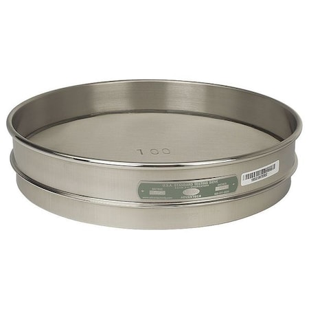 Sieve, No 325, S/S, 12 In, Half Ht MPN:325SS12H