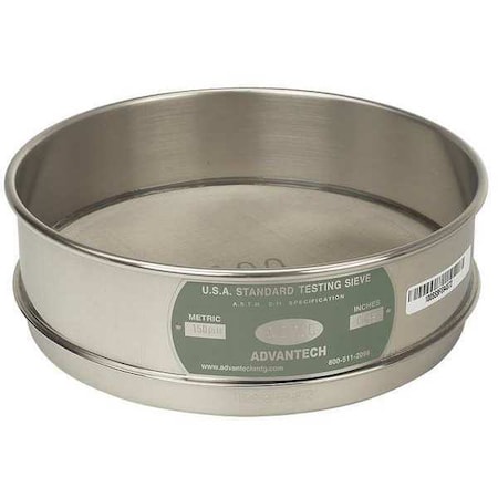 Sieve, No 60, S/S, 8 In, Full Ht MPN:60SS8F