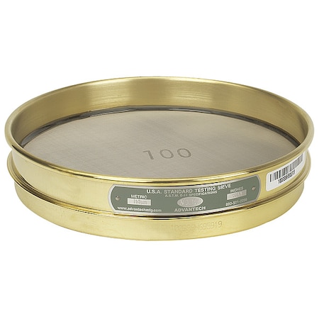Sieve, No 80, B/S, 8 In, Half Ht MPN:80BS8H