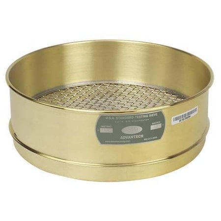 Sieve, No 8, B/S, 12 In, Full Ht MPN:8BS12F