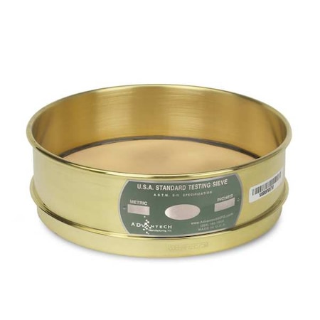 Sieve, No 10, B/B, 8 In, Full Ht MPN:10BB8F