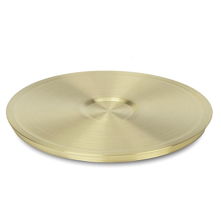 Testing Pan Cover, Brass, 8 In MPN:CB8