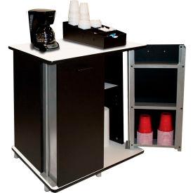 Vertiflex VF35157 - Refreshment Center 2 Shelf Black 29-1/2W x 21