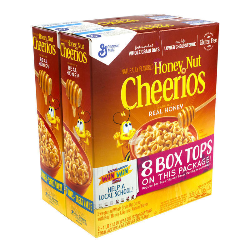 Honey Nut Cheerios, 56 Oz, Pack Of 2 Boxes MPN:40106
