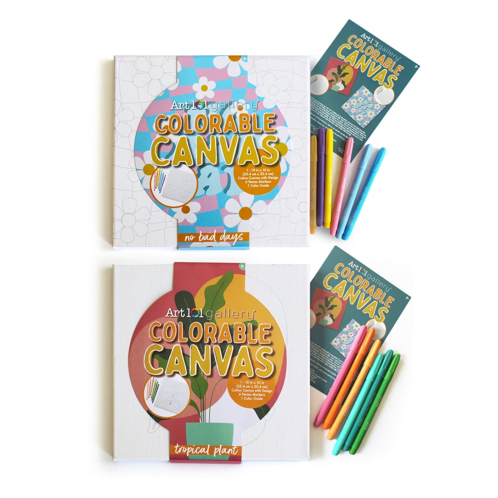 Art 101 Colorable Canvas Wall Art Set, Pack Of 2 Sets MPN:AOO23060MB