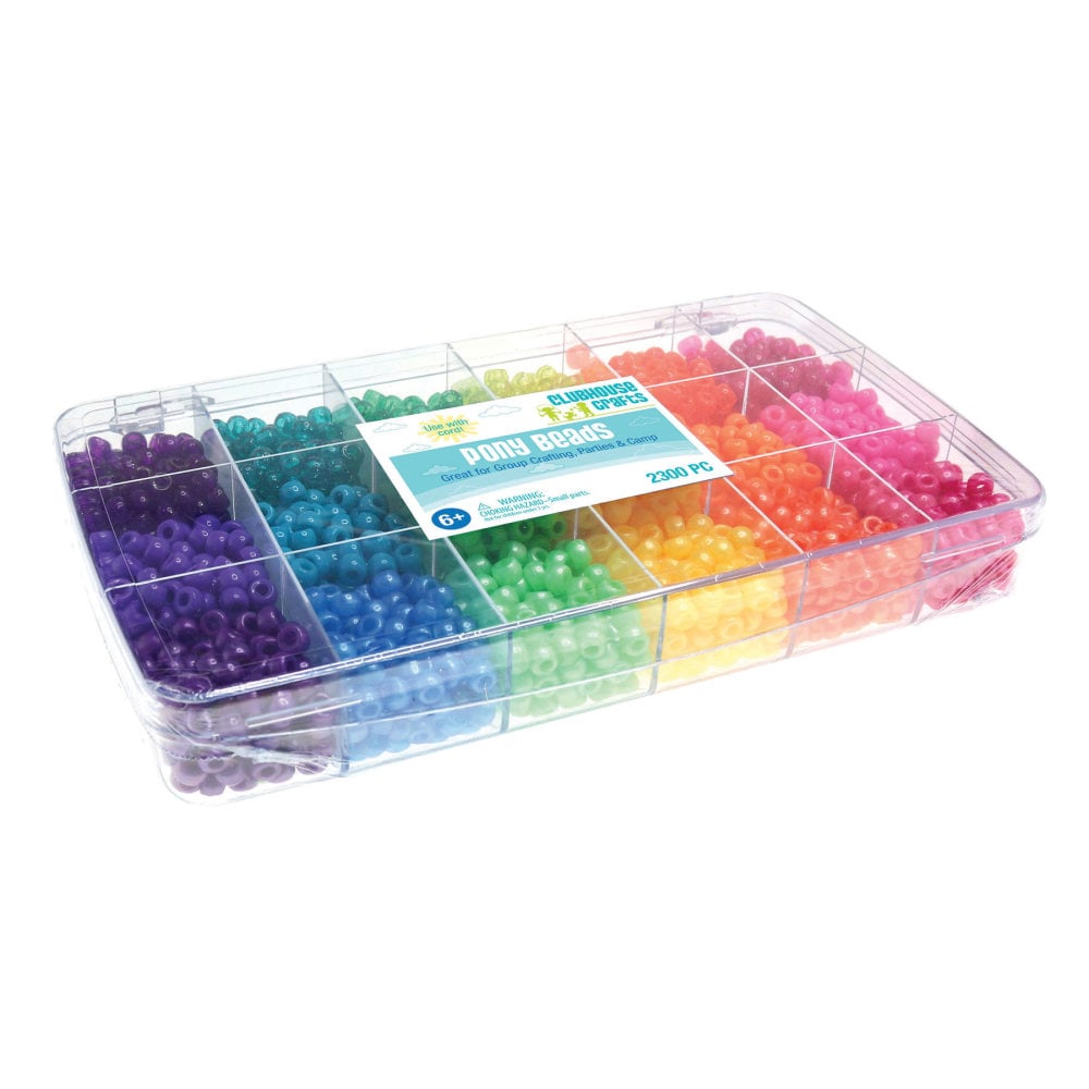 Sulyn Pony Bead Box, Assorted Colors, Box Of 2300 Beads MPN:AVTSUL55467