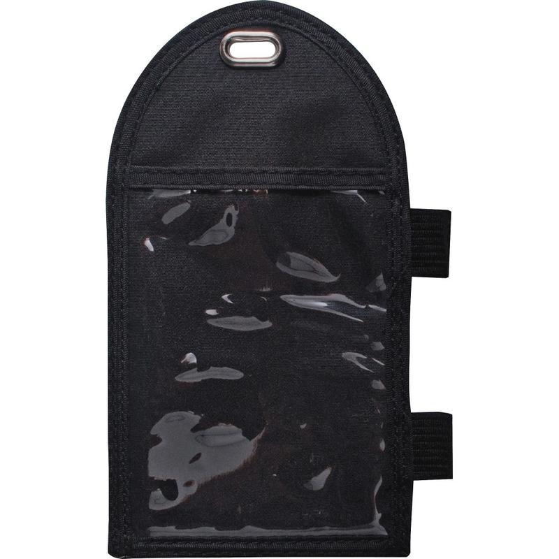 Advantus Vertical Badge Holder - Support 2.25in x 3.50in Media - Vertical - Metal - Black - Durable - 12 / Box MPN:75648