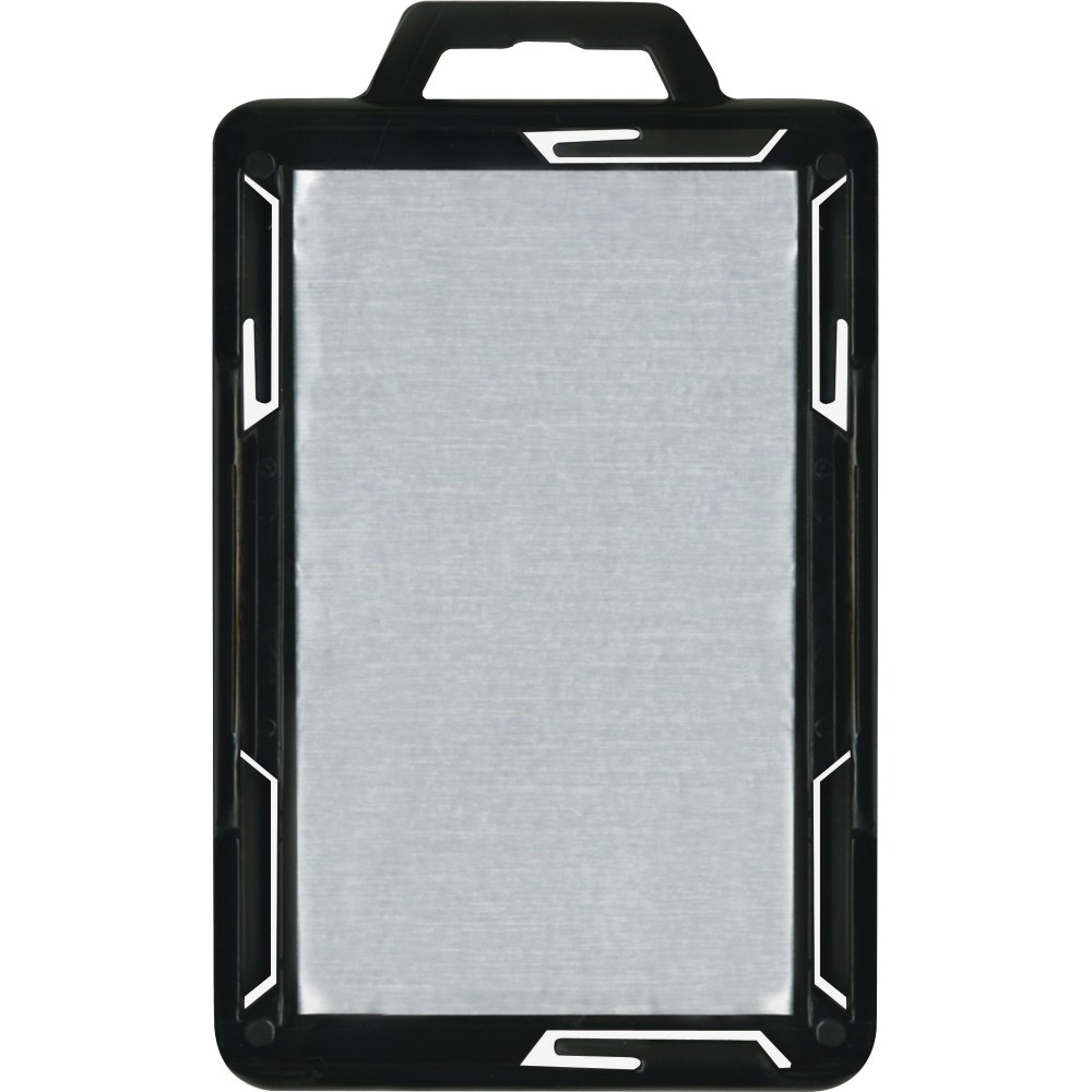 Advantus RFID Blocking Badge Holder - Support 2.13in x 3.38in Media - Vertical - Plastic - Black/Clear - 20 / Pack MPN:76417