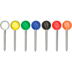 GEM Medium Head Map Tacks Assorted Colors 100/BX MTA - Pkg Qty 10