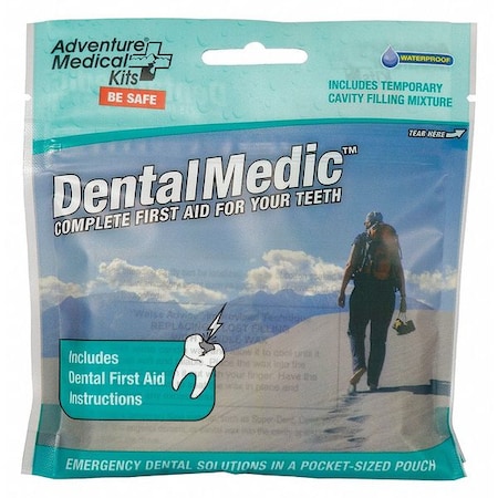 Dental First Aid Kit, Plastic 20 Components, 1 People Served MPN:0185-0102