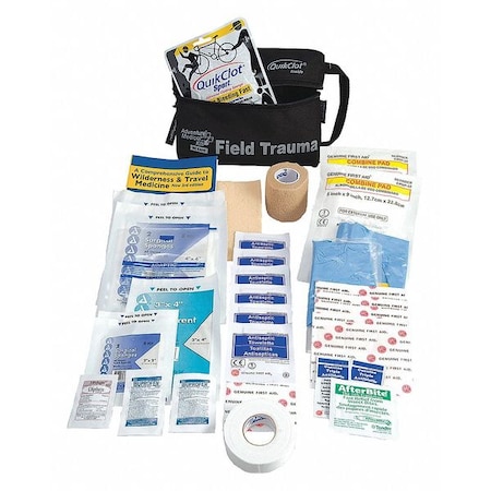 Tactical Medical Kit, Fabric Bag, 63 Components, 2 People Served MPN:2064-0291