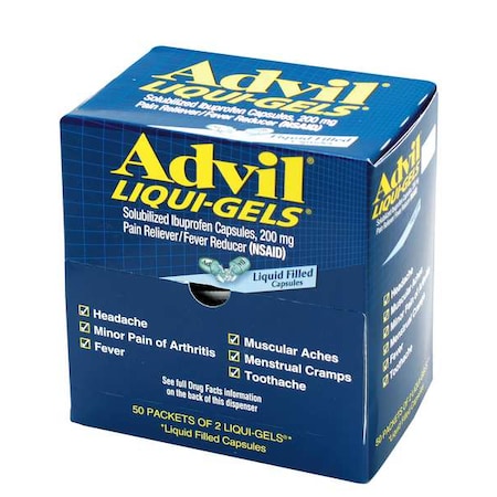 Advil Liquid Gels 50/Bx MPN:50933