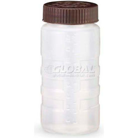 Vollrath® Traex Dripcut Dredges & Caps 4961-1301 Extra Large Clear Dredge W/ Brown Lid 4961-1301 - Pkg Qty 12