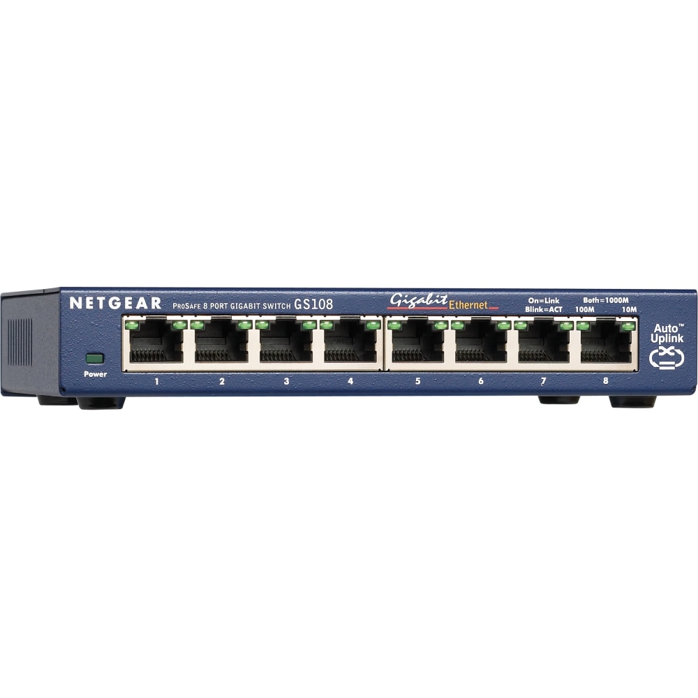 NETGEAR ProSAFE 8-Port Gigabit Desktop Switch MPN:GS108NA