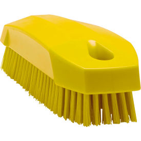 Vikan 64406 Small Hand Brush- Stiff Yellow 64406