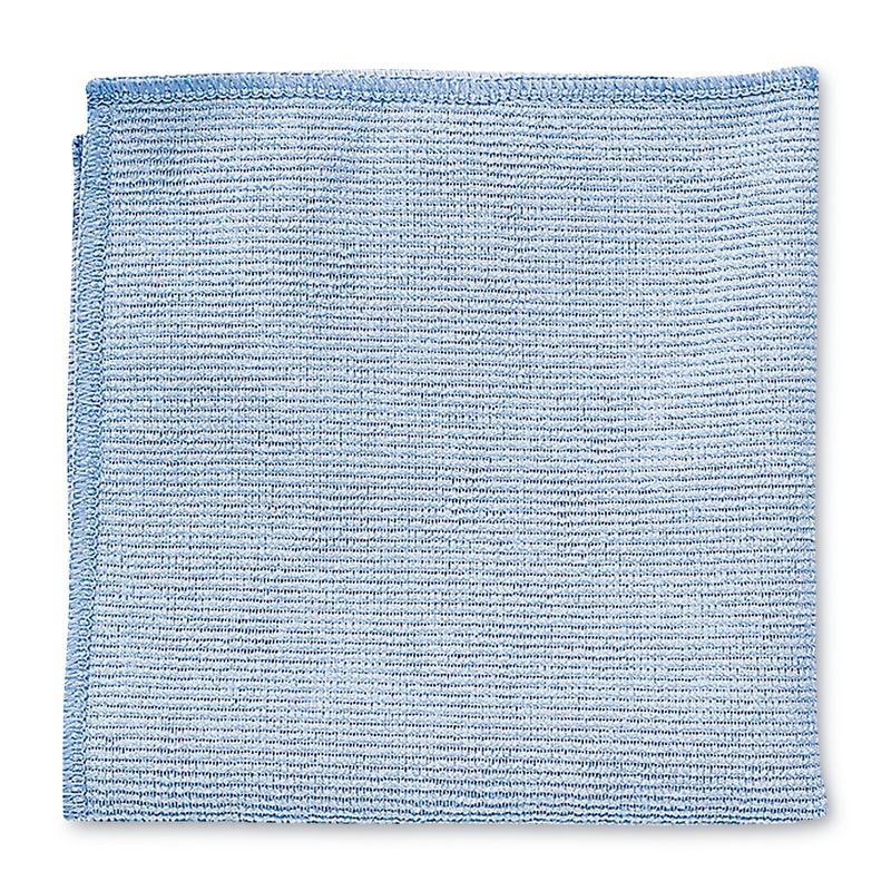 Rubbermaid Microfiber Cleaning Cloths, 16in x 16in, Blue, Pack Of 24 MPN:1820583