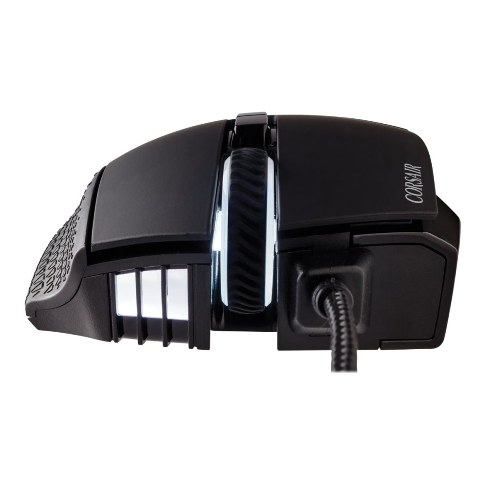 Corsair Scimitar RGB Elite Gaming Mouse - Optical - Cable - 18000 dpi - Scroll Wheel - 17 Button(s) MPN:CH-9304211-NA