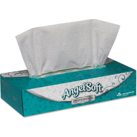 Angel Soft 2-Ply Premium Facial Tissue White 100 Tissues/Flat Box 30/Case - GEP48580CT GEP48580CT