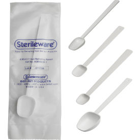 SP Bel-Art Sterileware Double Bagged Long Handle Sampling Spoons 4.93ml (1tsp) 10/PK 369441010